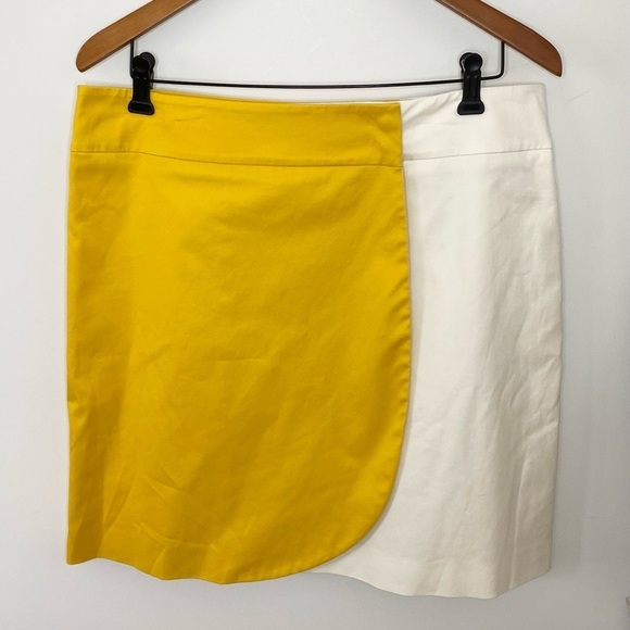 Akris Punto Colorblock Wrap Mini Skirt - Picture 2 of 8